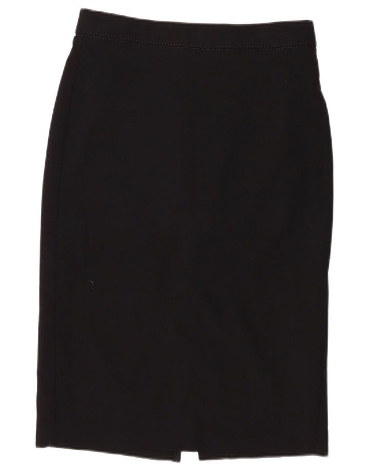 Fusta creion pentru femei Marks & Spencer UK 10 Small W28 Poliester negru