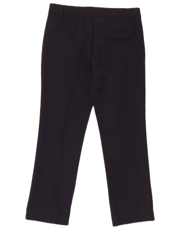 Pantaloni tăiați pentru femei Marks & Spencer UK 10 Small W28 L26 Bleumarin