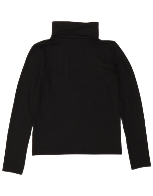 Pulover pentru femei cu gât rulat Zara UK 12 Medium Negru
