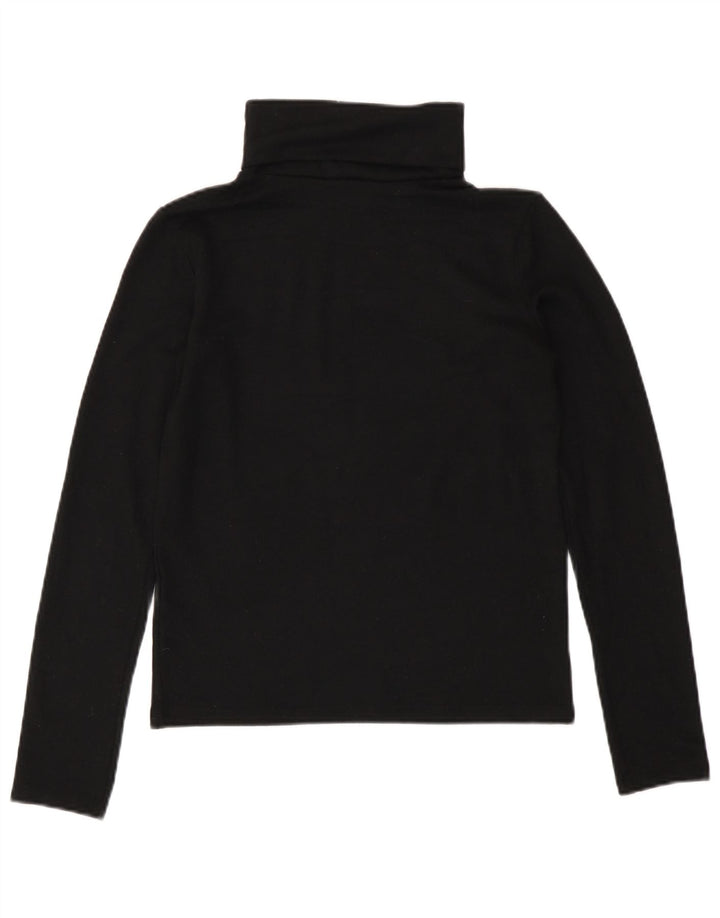 Pulover pentru femei cu gât rulat Zara UK 12 Medium Negru