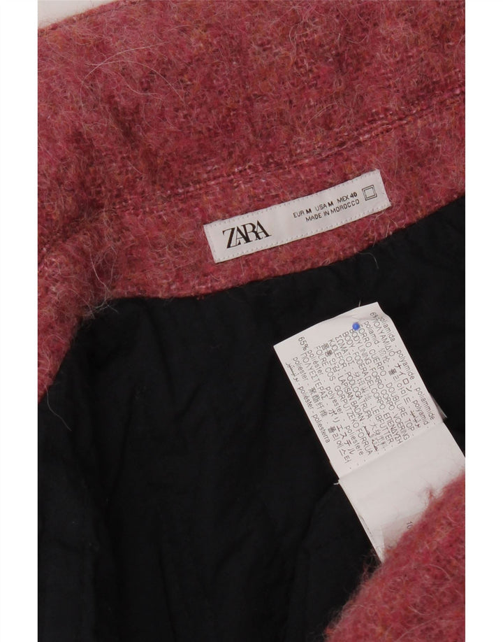 Bomber pentru femei Zara UK 14 Poliester roz mediu
