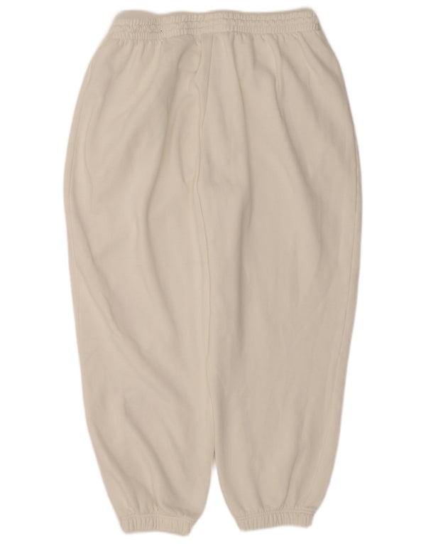 Pantaloni de trening Adidas pentru femei Joggeri UK 20 2XL Bumbac alb