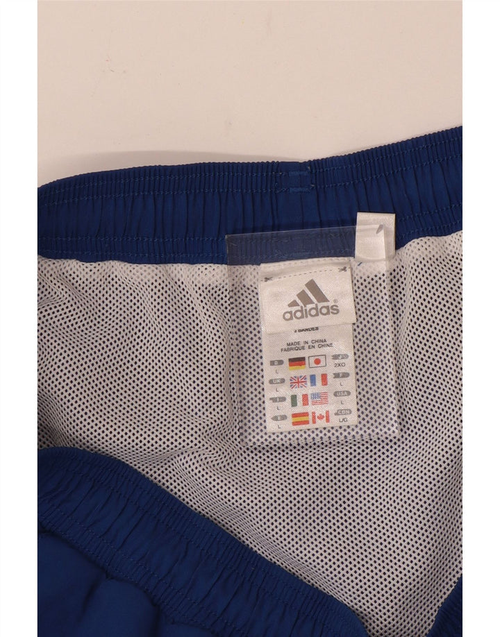 Pantaloni scurți de înot Adidas pentru bărbați, nailon mare, albastru