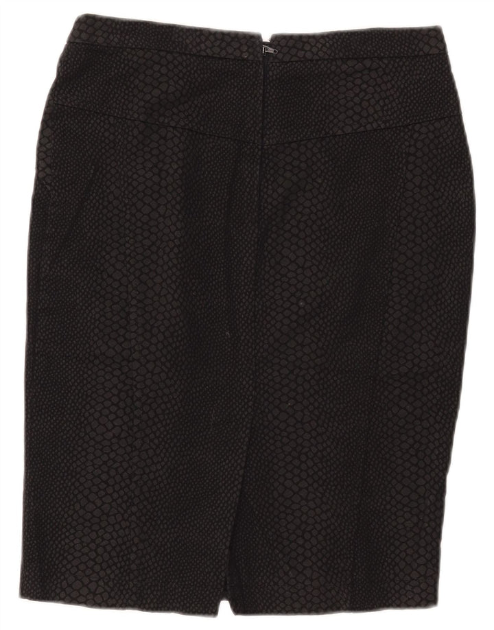 Fusta Creion Femei Zara Mică W28 Negru Animal Print