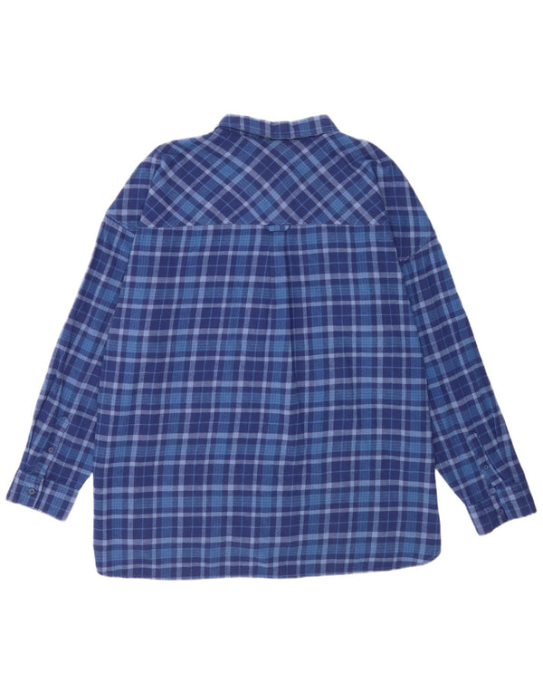 Cămașă pentru femei Fat Face Cămașă de flanel UK 20 2XL Blue Check Bumbac