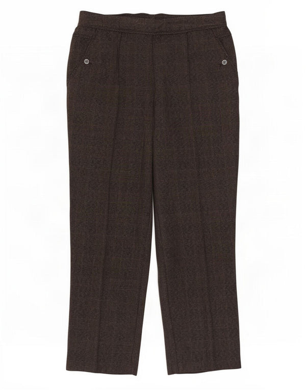 Pantaloni casual pentru femei Marks & Spencer UK 12 Medium W30 L27 Maro