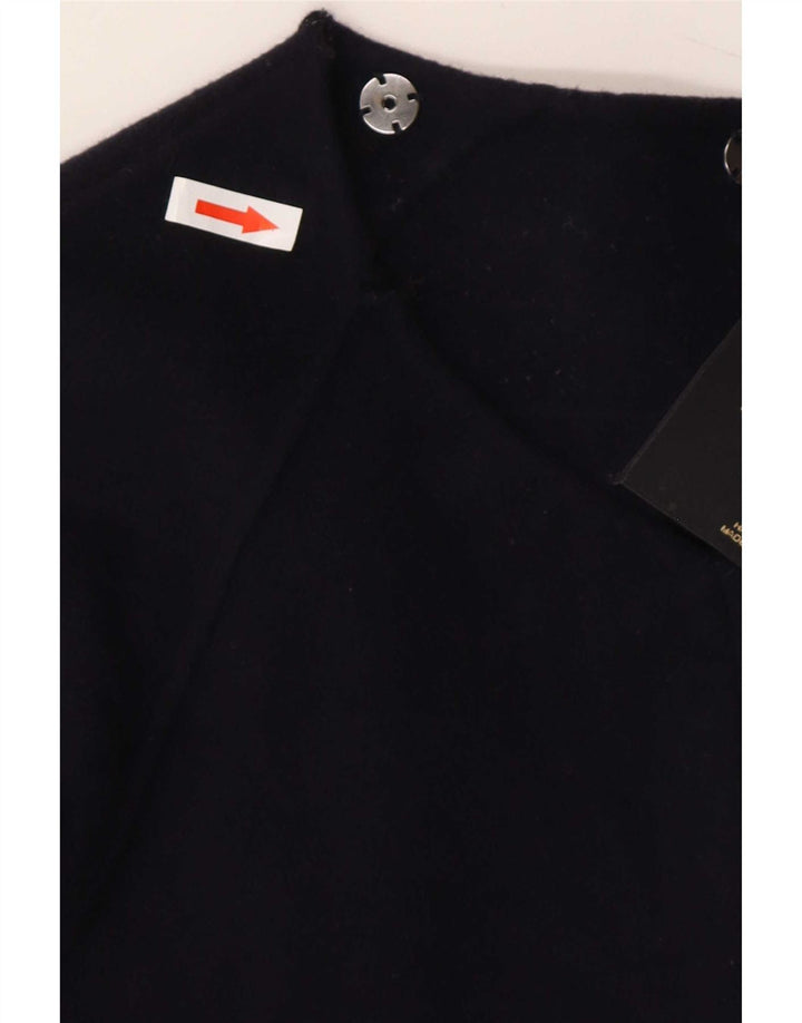 Jachetă Bomber Massimo Dutti pentru femei UK 16 mare, lână bleumarin