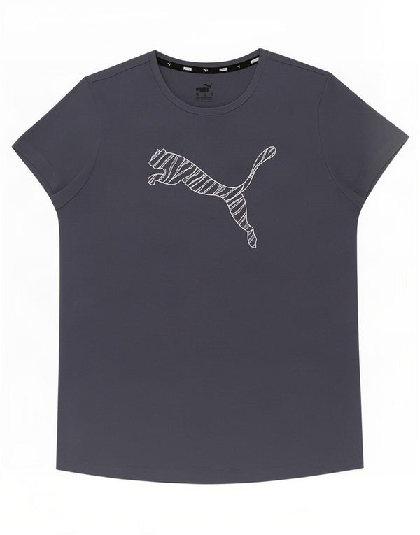 Tricou cu grafic Puma pentru femei Top UK 18 XL Blue Bumbac