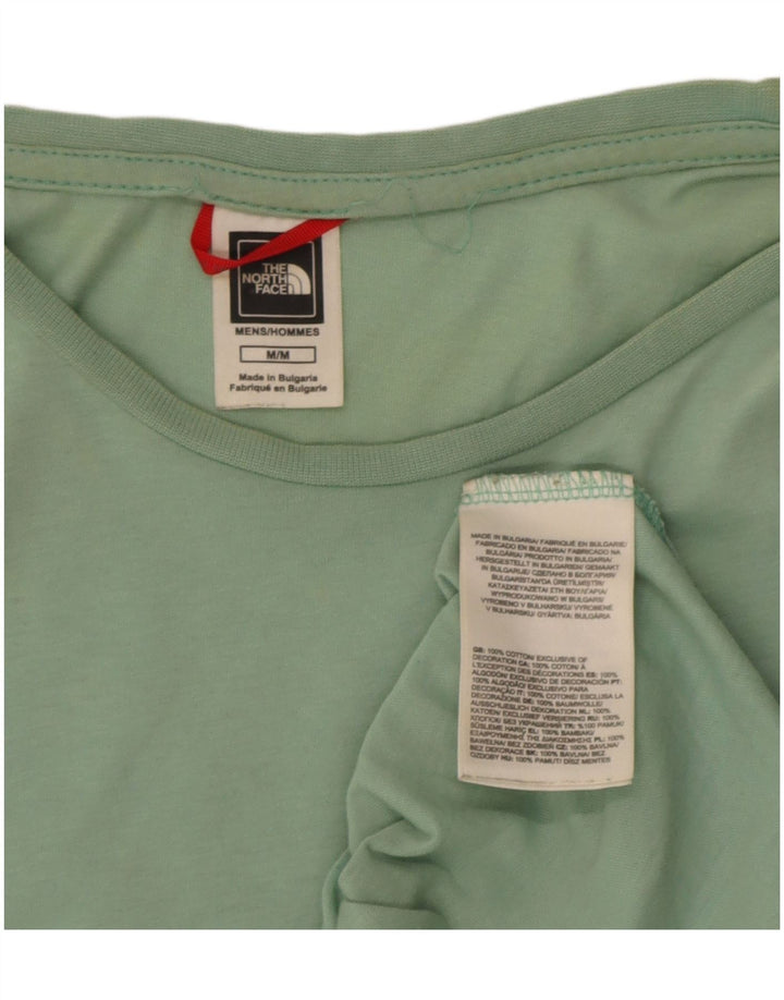 Tricou pentru bărbați The North Face Top din bumbac verde mediu