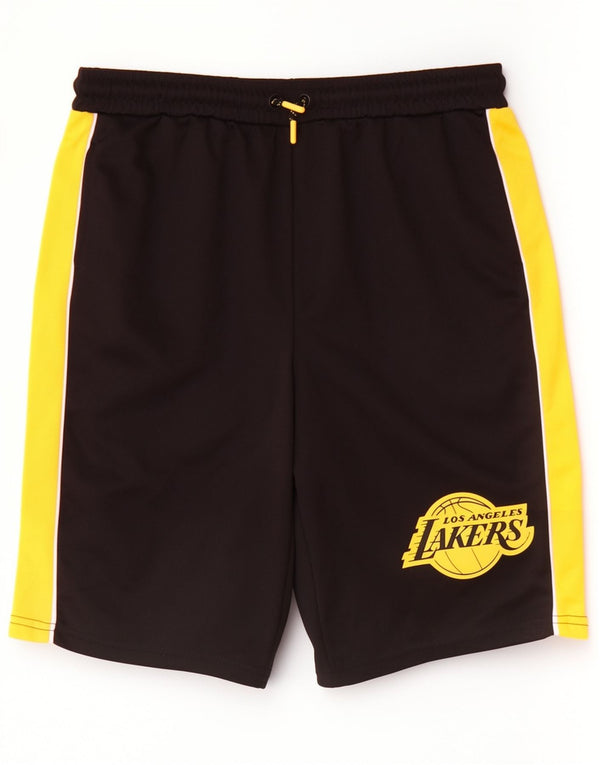 Pantaloni scurți sport NBA Lakers pentru băieți 12-13 ani, negru, poliester, sport
