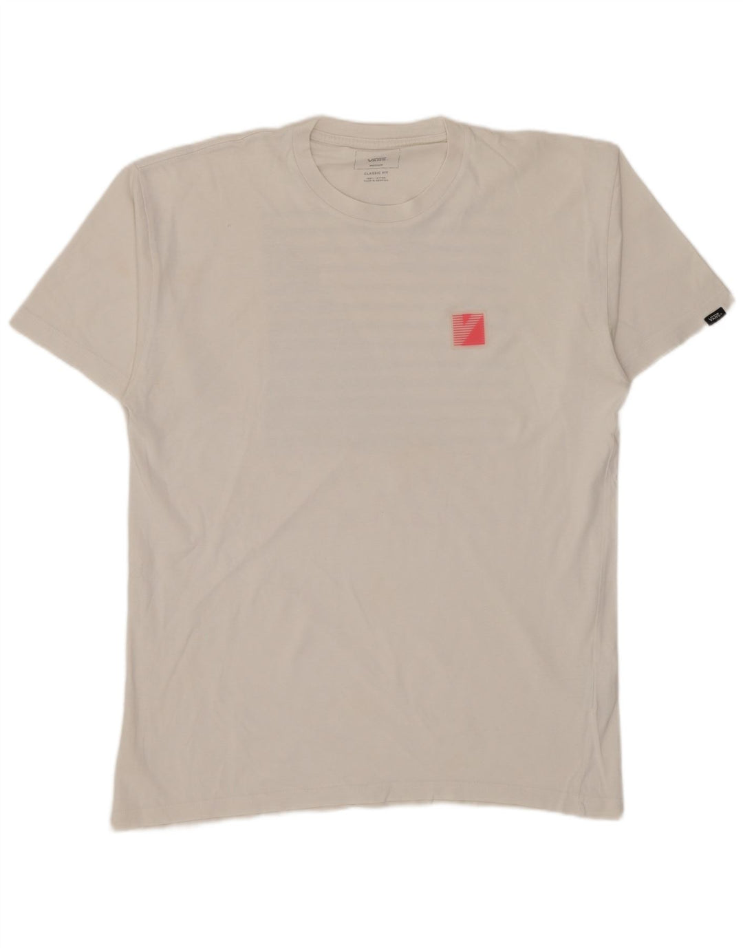 Tricou grafic Vans Classic Fit Top Bumbac alb mediu