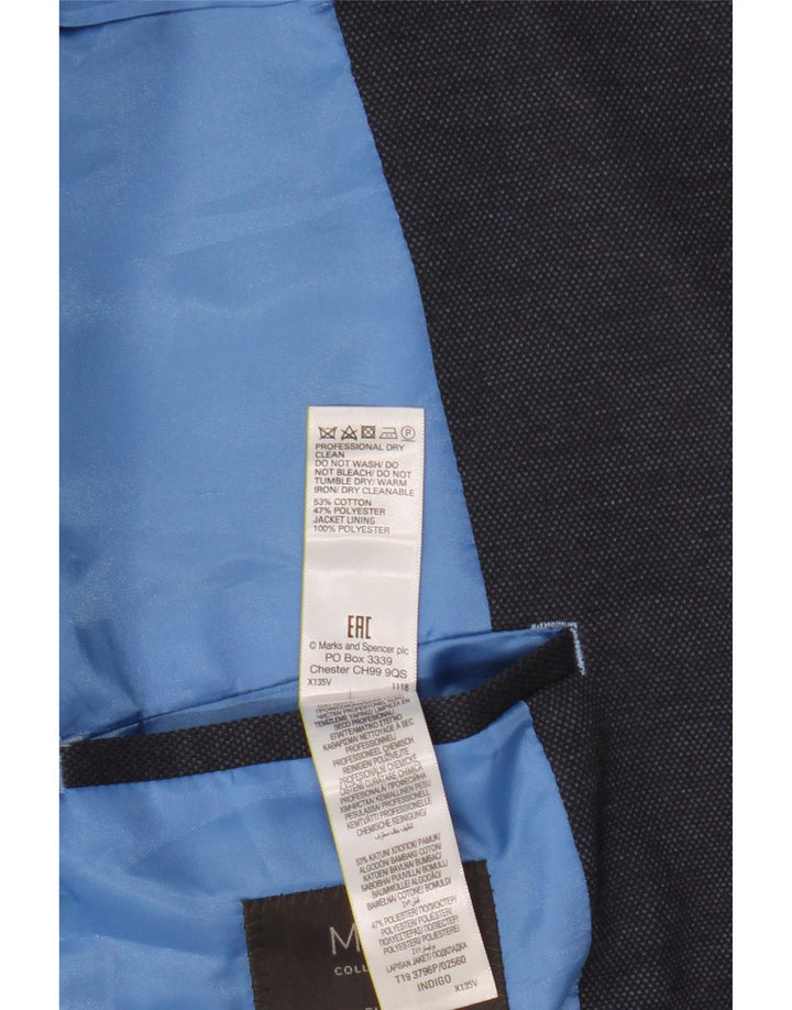 MARKS & SPENCER Jachetă pentru bărbați, cu 2 nasturi, slim fit, UK 46 XL, bleumarin