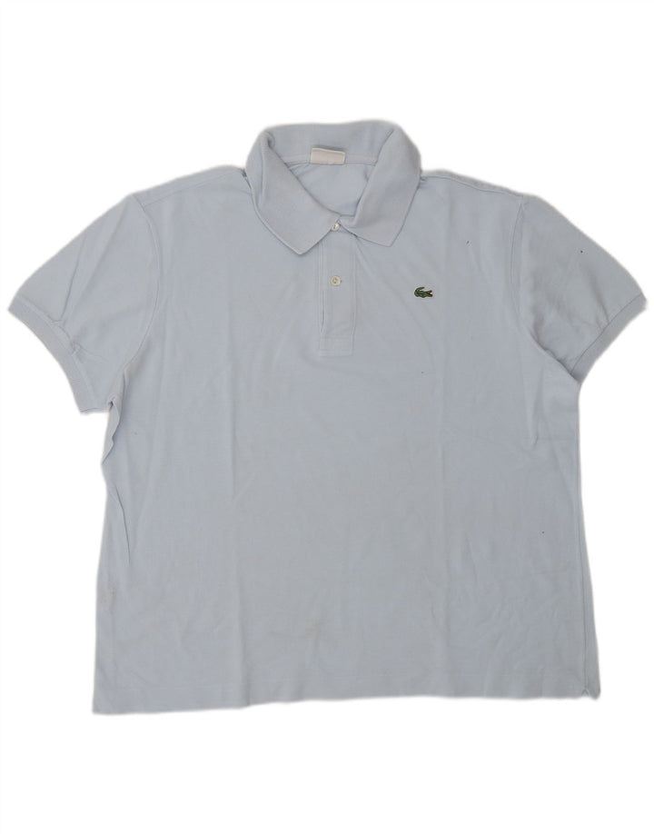Tricou polo pentru bărbați LACOSTE Mărimea 6 XL Bumbac albastru