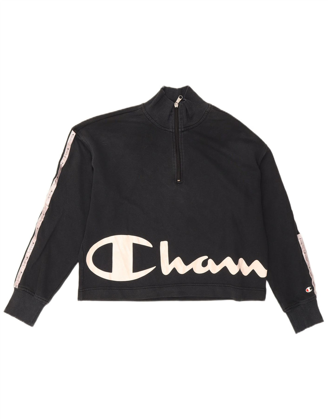 Pulover cu grafic supradimensionat pentru femei Champion UK 16 Large Negru