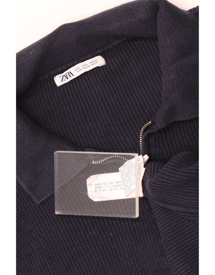 Cămașă polo pentru bărbați Zara, mare, bleumarin, bumbac
