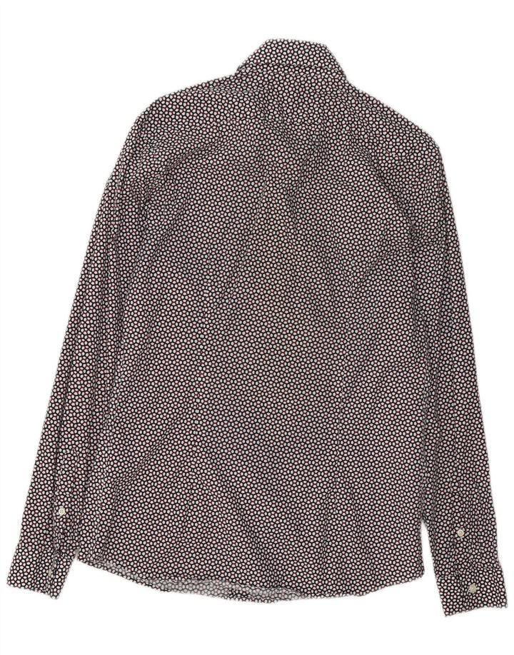 Cămașă Reiss Bărbați Slim Fit Bumbac Geometric Multicolor Mediu