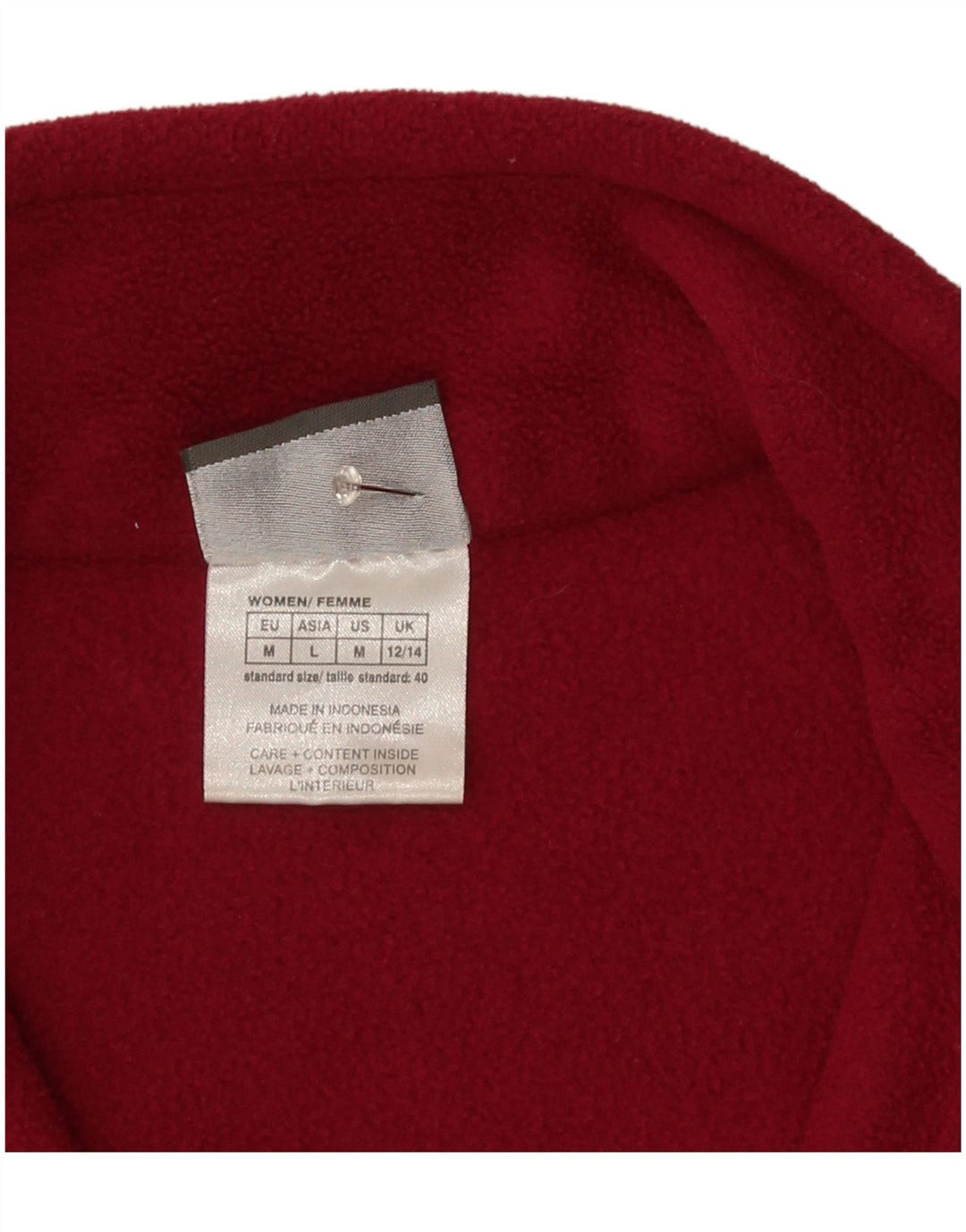 Jachetă fleece pentru femei Jack Wolfskin UK 12/14 Medium Burgundy Poliester