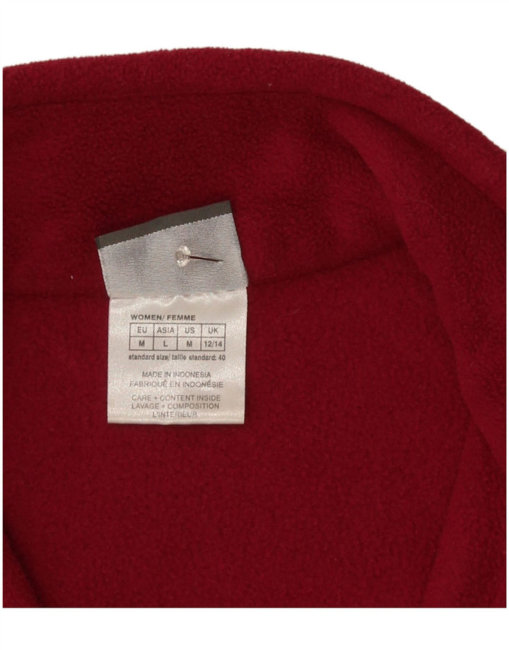 Jachetă fleece pentru femei Jack Wolfskin UK 12/14 Medium Burgundy Poliester