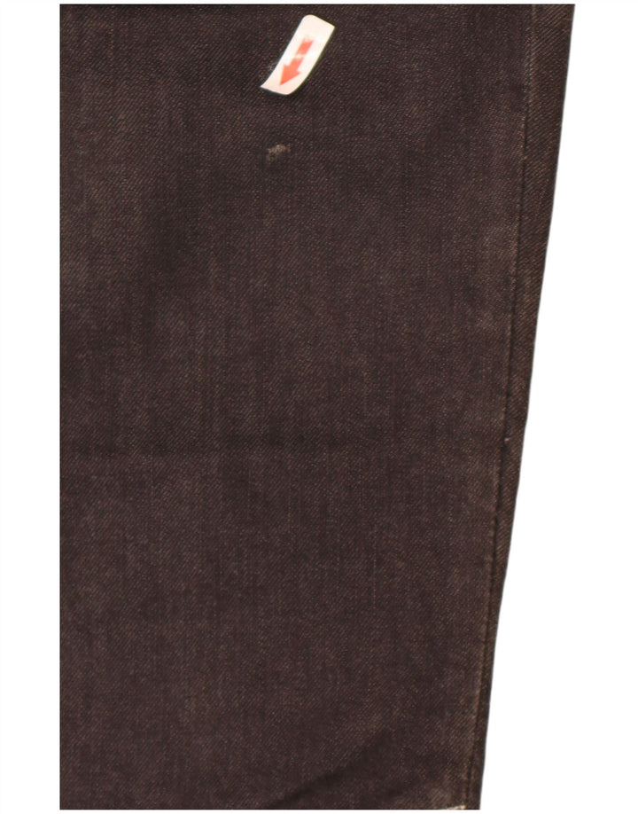Pantaloni scurți din denim bermude Diesel pentru femei W30, bumbac maro mediu