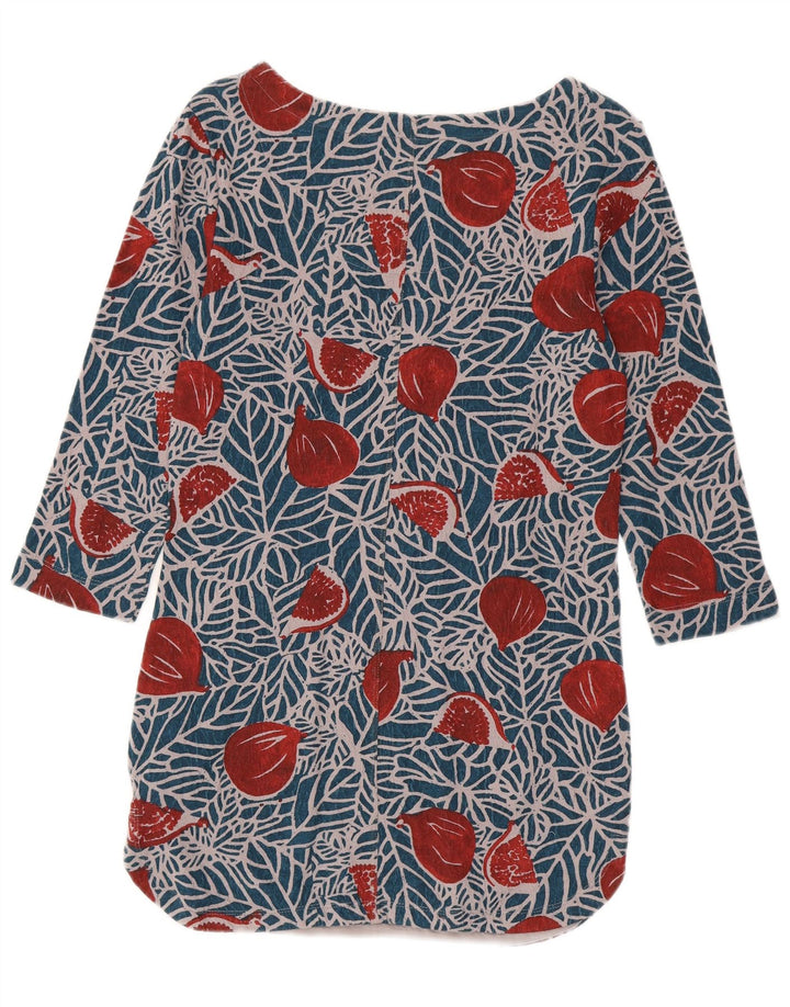 White Stuff Tunic Top pentru femei cu mâneci 3/4 UK 8 Mic Multicolor Floral
