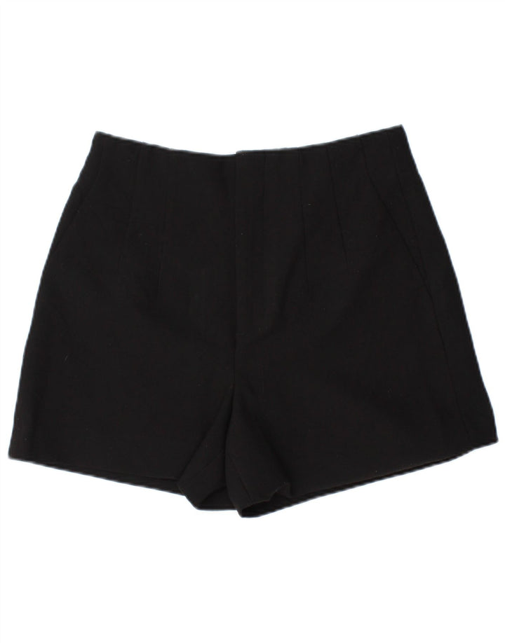 Pantaloni scurți chino pentru femei Zara Medium W28 Poliester negru