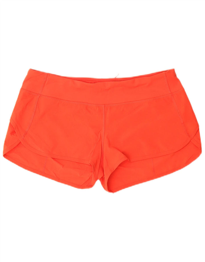 Lululemon Pantaloni scurti sport pentru femei US 10 Poliester portocaliu mare