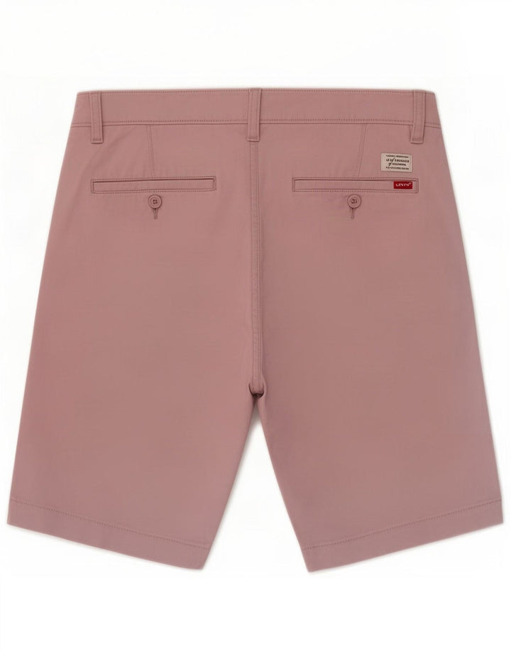 Pantaloni scurți chino pentru bărbați Levi's W31, bumbac roz mediu