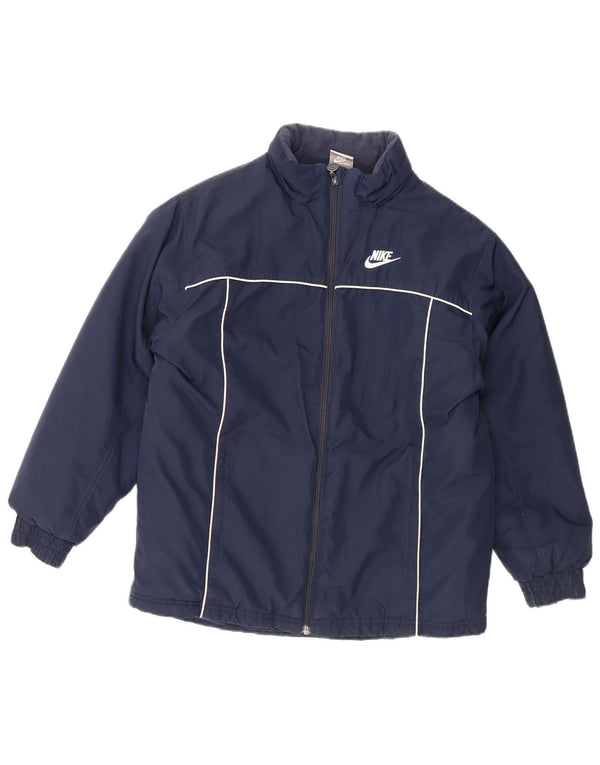 Jachetă Windbreaker NIKE pentru băieți grafic 10-11 ani, medie, bleumarin