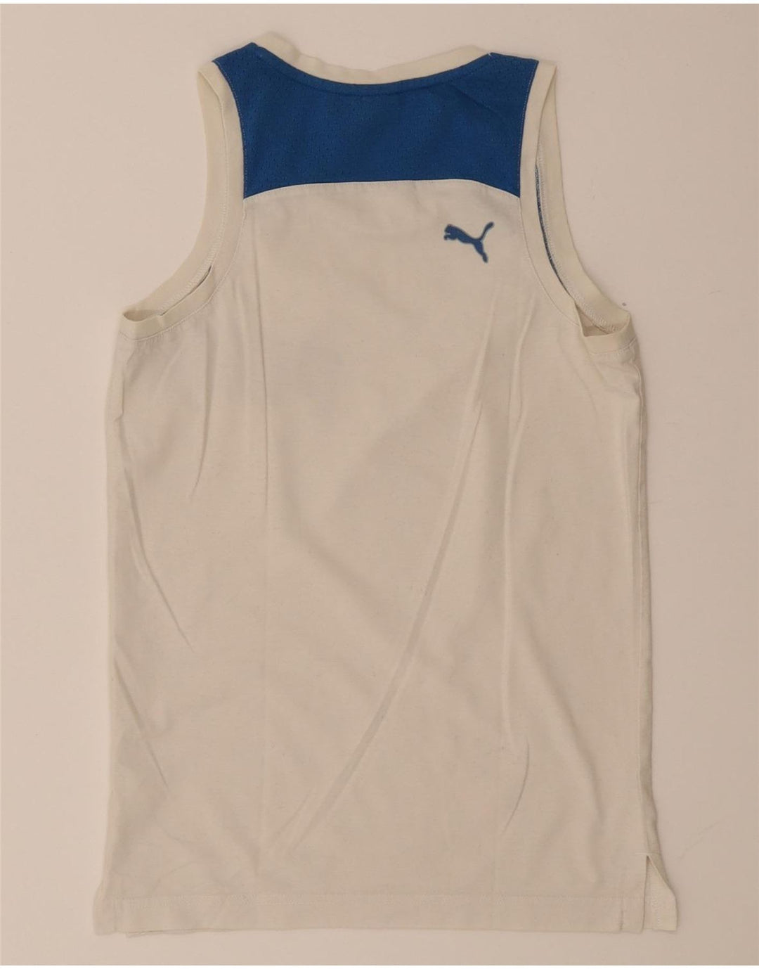 Vestă grafică pentru bărbați Puma XS, alb, bloc de culoare