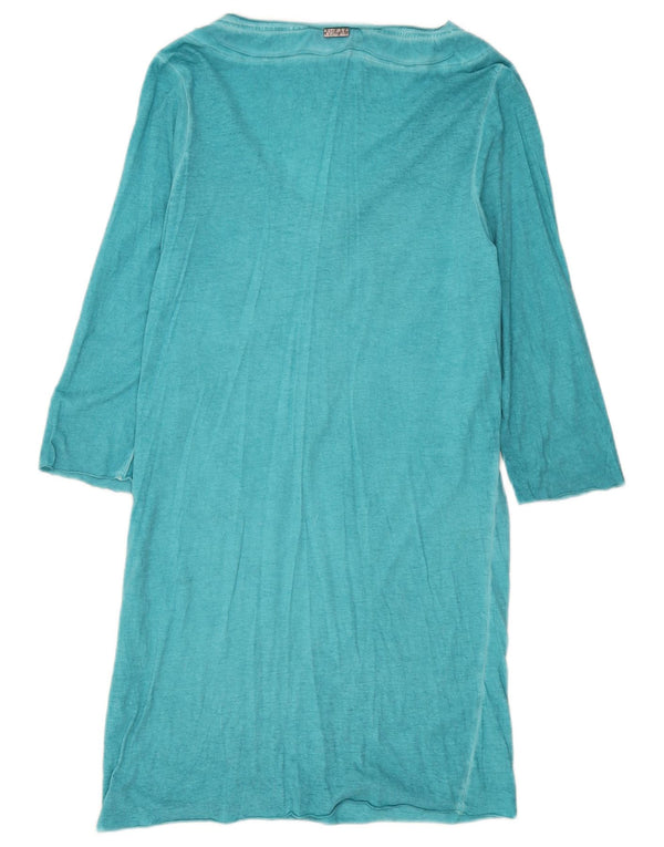 Rochie tricou Diesel pentru femei cu mâneci 3/4 UK 12 Turcoaz mediu