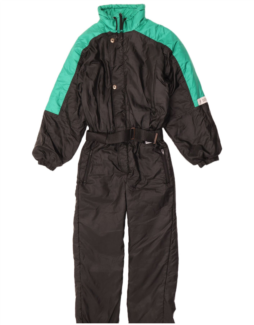 Salopetă de schi Brugi pentru bărbați UK 38 Medium Black Colorblock Poliamidă