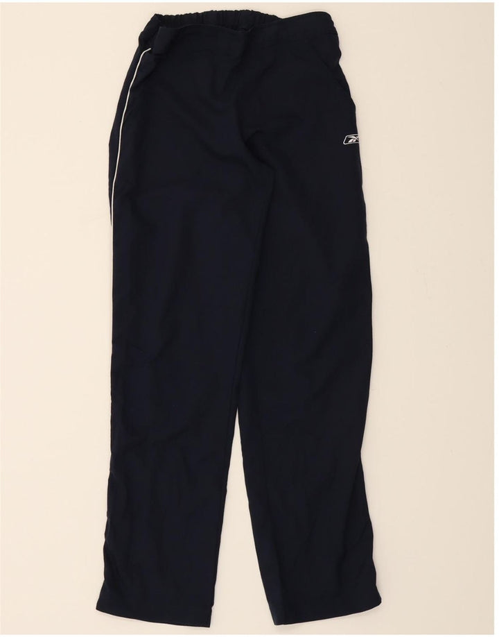 REEBOK Womens Tracksuit Trousers UK 12 Medium  Navy Blue Polyester Vintage Reebok and Second-Hand Reebok from Messina Hembry 
