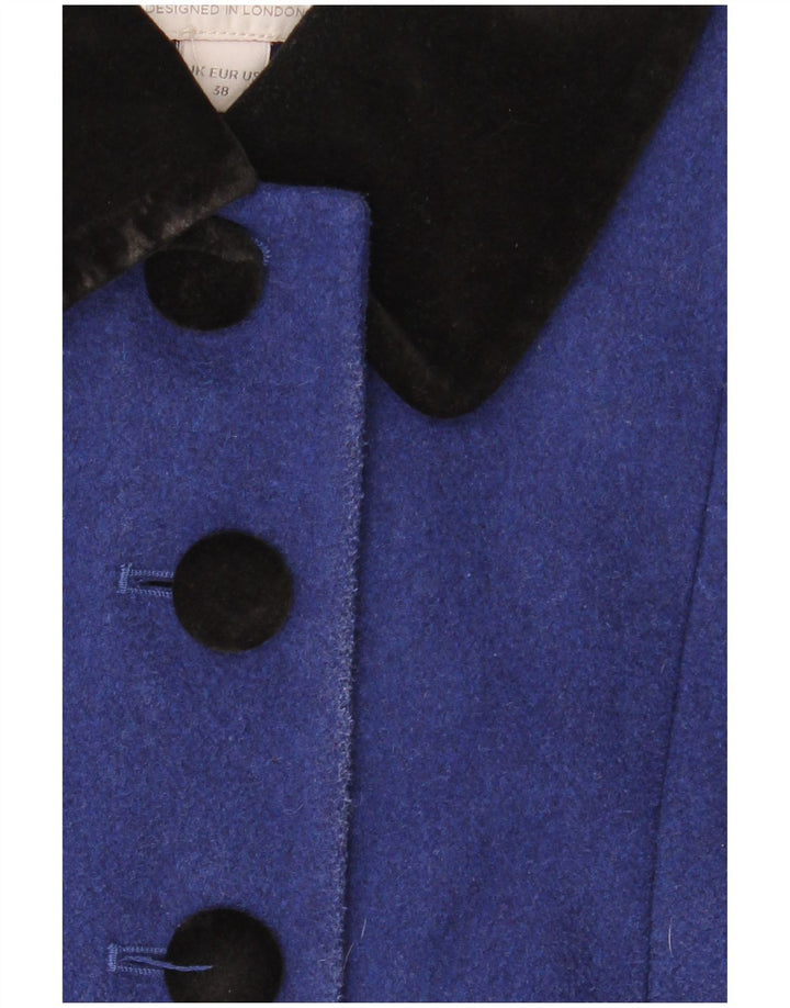 Palton pentru femei Monsoon UK 10, albastru, color block