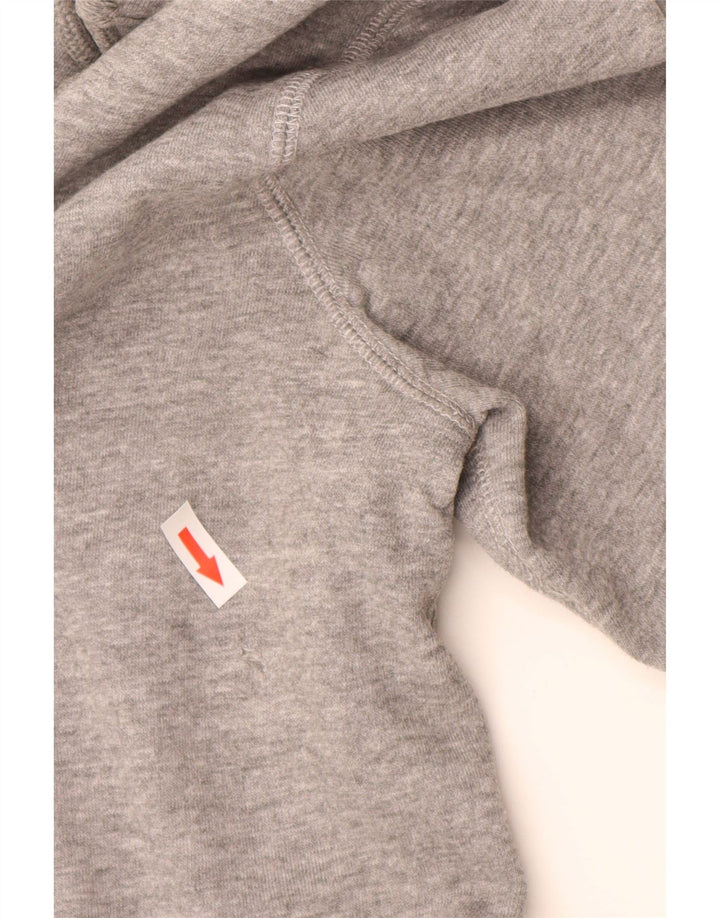 Pulover Levi's pentru bărbați cu capota, bumbac, gri mediu
