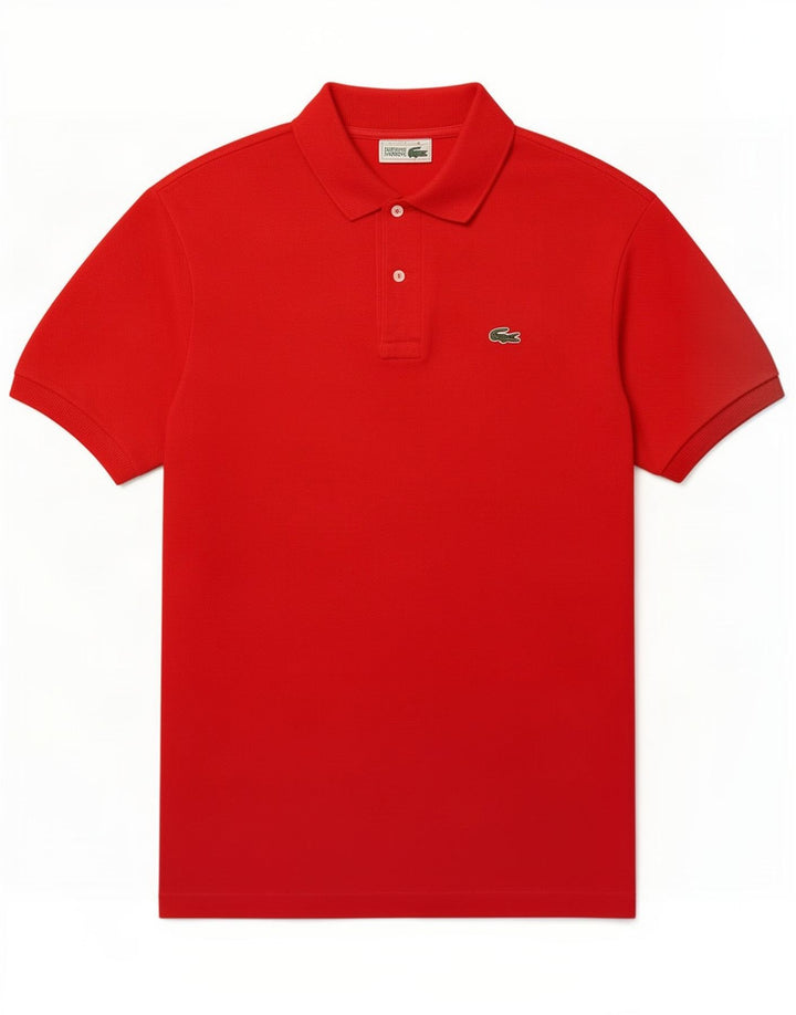Tricou polo pentru bărbați Lacoste Mărimea 4 Roșu Mediu