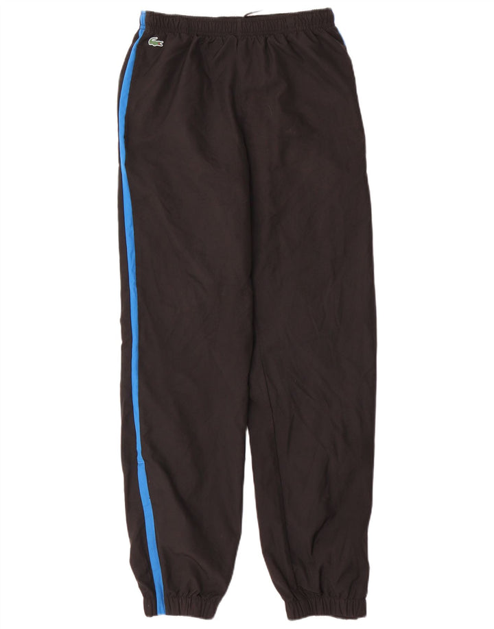 Lacoste Băieți Pantaloni Trening Pantaloni Joggeri 15-16 Ani Poliester Negru