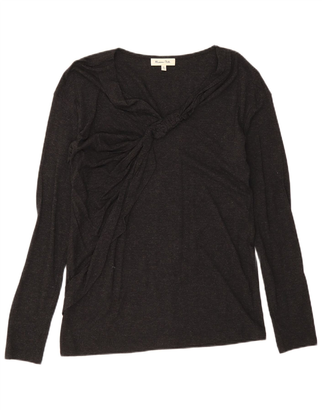 Top pentru femei Massimo Dutti cu mânecă lungă UK 12 Medium Negru