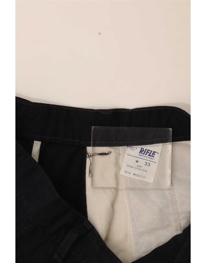 Pantaloni scurți cargo pentru femei Rifle W33, mari, albastru, bumbac
