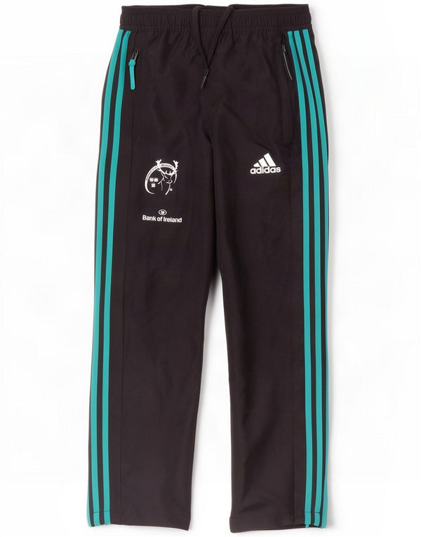 Adidas băieți Climalite pantaloni de trening 9-10 ani negru colorblock