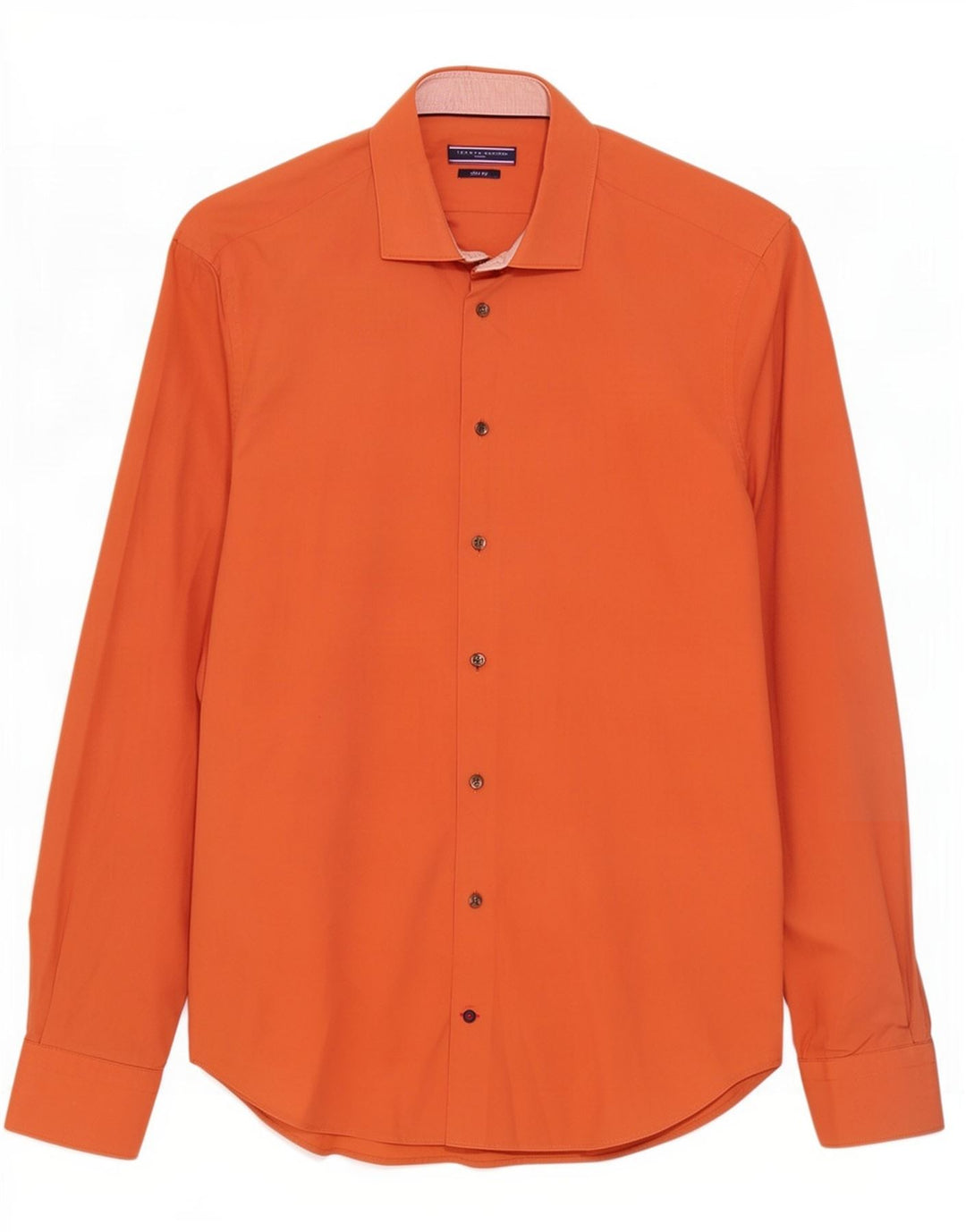 Cămașă pentru bărbați Tommy Hilfiger Slim Fit Mărimea 39 15 1/2 portocaliu mediu