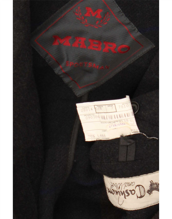 Duffle Coat Bărbați Mabro IT 56 3XL Gri Lână Clasic
