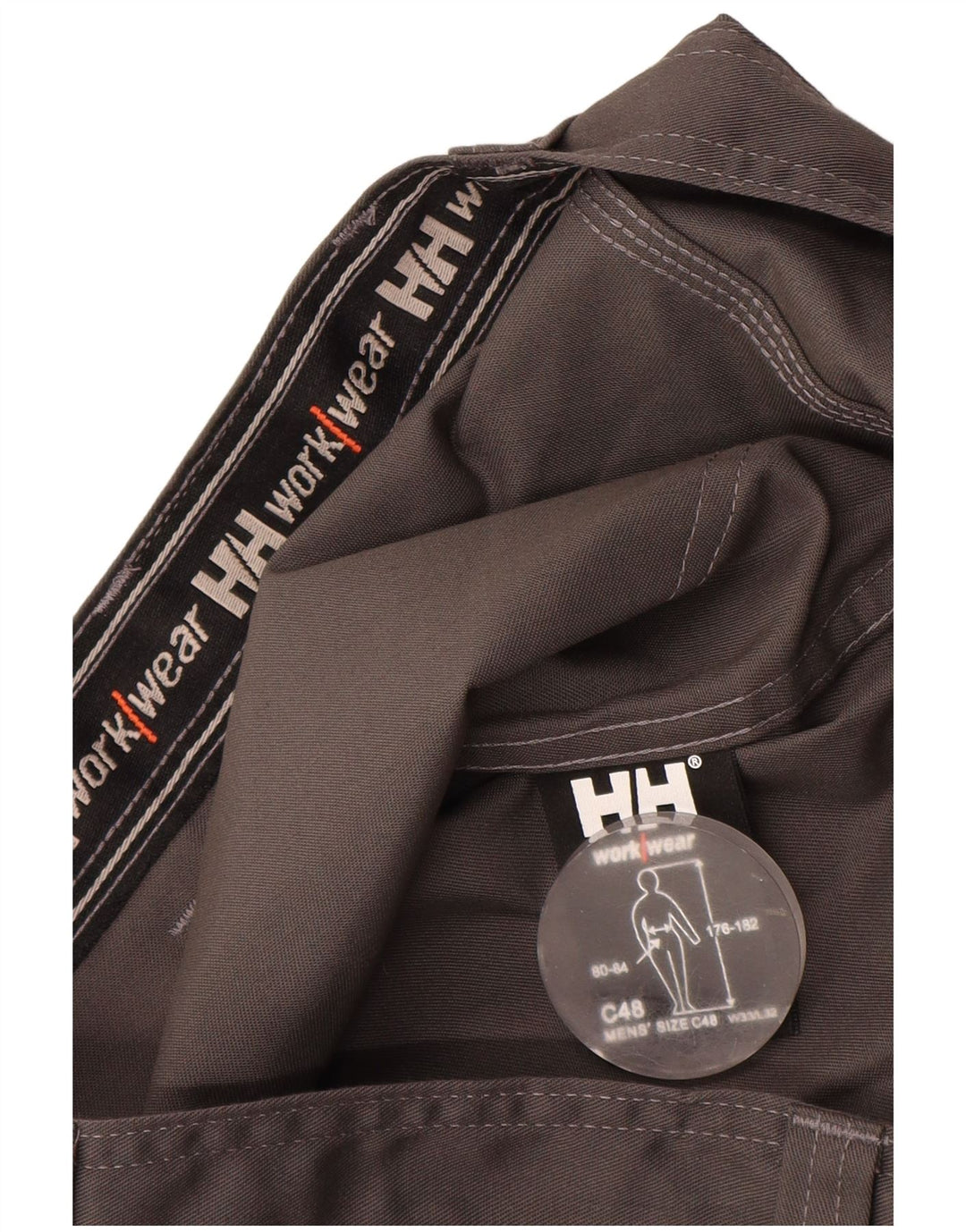 Helly Hansen Pantaloni de lucru drepti pentru bărbați L33 L32 Poliester gri