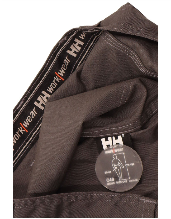 Helly Hansen Pantaloni de lucru drepti pentru bărbați L33 L32 Poliester gri