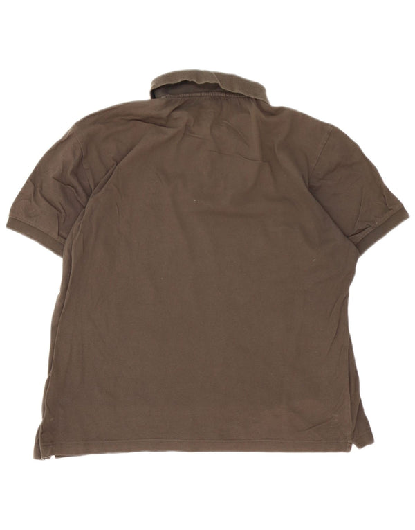 Tricou polo Sergio Tacchini pentru bărbați IT 50 bumbac maro mediu