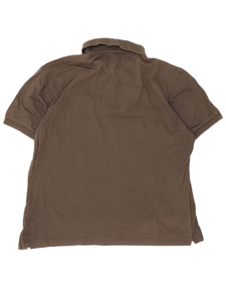 Tricou polo Sergio Tacchini pentru bărbați IT 50 bumbac maro mediu