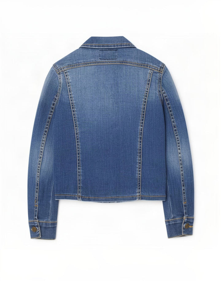 Jachetă Lee Fete Denim 7-8 Ani XS Bumbac Albastru