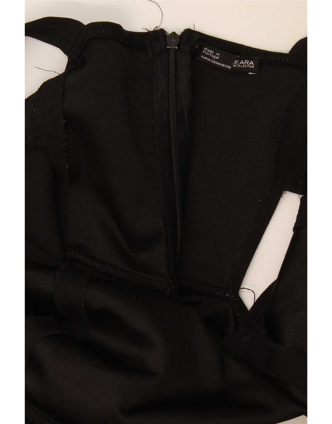 Salopetă fără mâneci pentru femei Zara UK 12 Medium Black