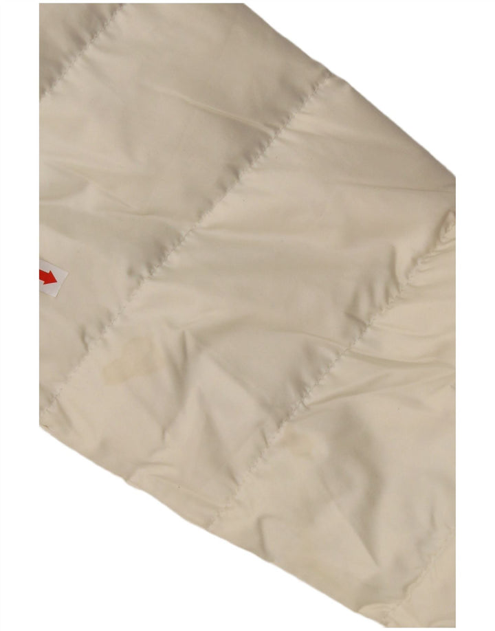 Jachetă căptușită cu glugă pentru femei CALVIN KLEIN UK 14 Poliester alb mediu mediu