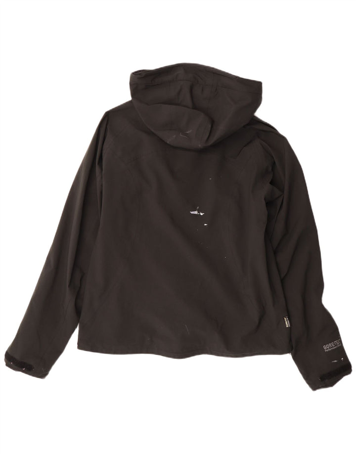 Sprayway Jachetă de ploaie supradimensionată cu glugă pentru femei UK 10 Poliester negru mic