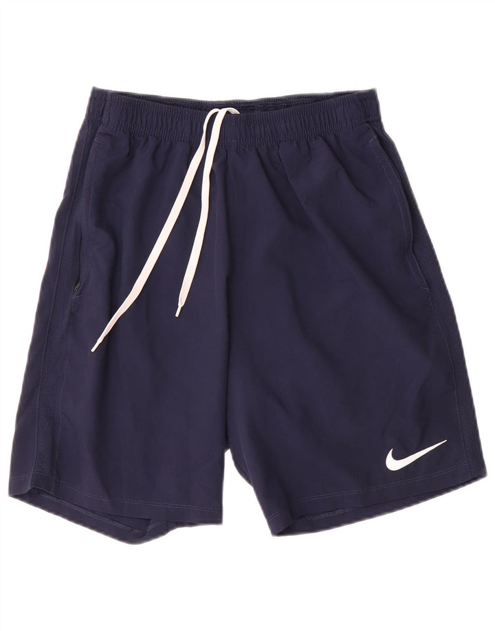 Pantaloni scurți sport Nike Dri Fit pentru bărbați, poliester mediu albastru